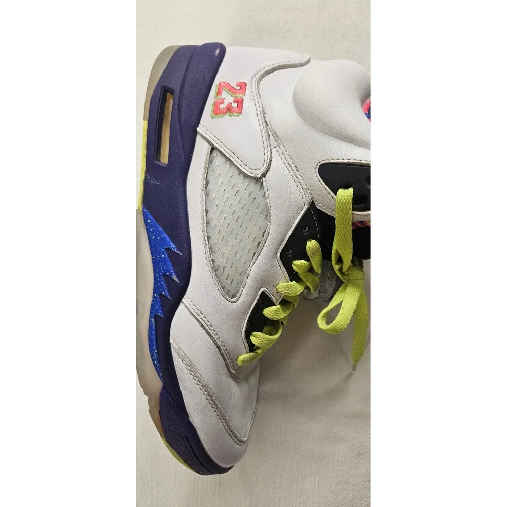 Air Jordan 5 Retro Alternate Bel-Air White Ghost Green DB3335-100 Mens Sneakers